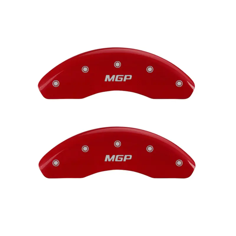 Mgp Red Engraved Brake Caliper Covers For Front And Rear Axles 1