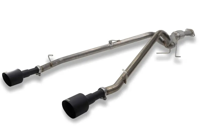 Carven Competitor Series Cat-Back Exhaust For 2019 Ram 1500 5.7L V8 – Dual-Tip Ceramic Black With 5-Inch Tips 1