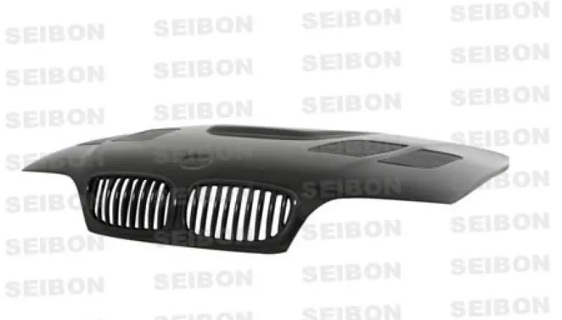 Seibon Gtr-Style Carbon Fiber Hood For 2002–2005 Bmw E46 2-Door 1