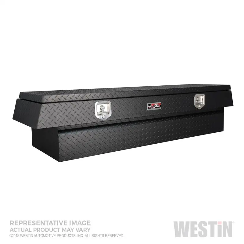 Westin Contractor Topsider Truck Storage System – 90-Inch, Textured Black With Drawers & Doors 1