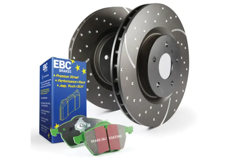 Stage 10 Greenstuff 2000 Brake Pad & Gd Rotor Kit For Performance Street Use 1