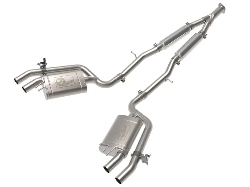 Afe Cat-Back Exhaust System – Dual 2.5" Output With Cutout For 2022–2023 Kia Stinger 2.5L Turbo 1