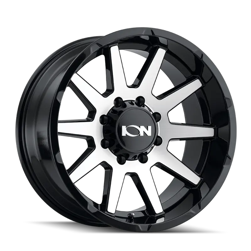 Ion Type 143 17X9 Black/Machined Wheel, 8X165.1 Bolt Pattern, -12Mm Offset, 125.2Mm Hub Bore 1
