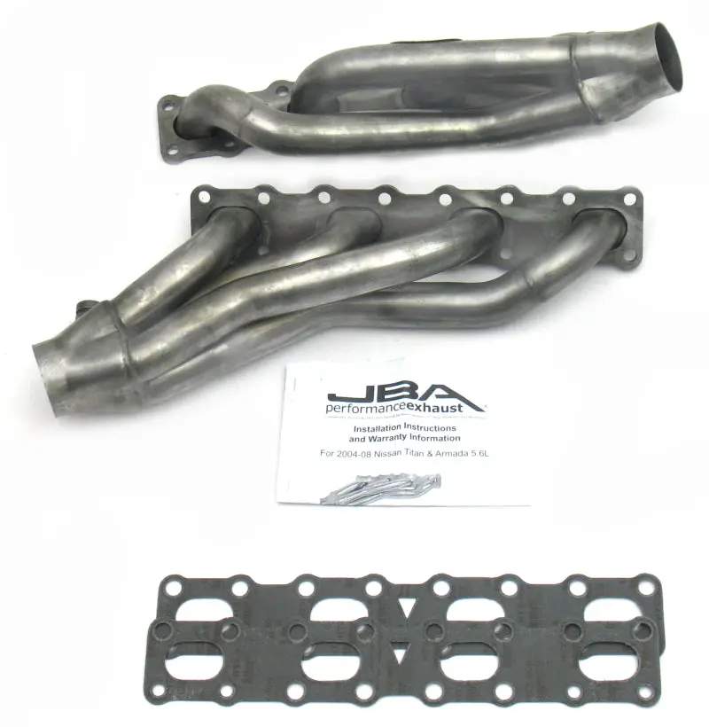 Jba Oval-Port Long-Tube Headers — 1-5/8-Inch Primary Tubes, 409 Stainless Steel, For Nissan Vk56De 5.6L (2004–2015) 1