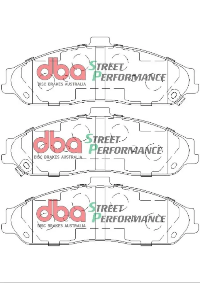 Dba Sp500 High-Performance Front Brake Pads – Fits 1997–2006 Corvette (Including C5 Z06) 1