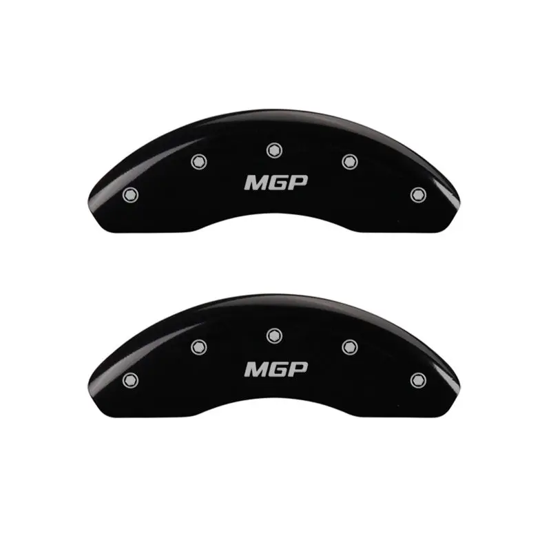 Mgp Engraved Front Caliper Covers – Black Finish With Silver Accent 1