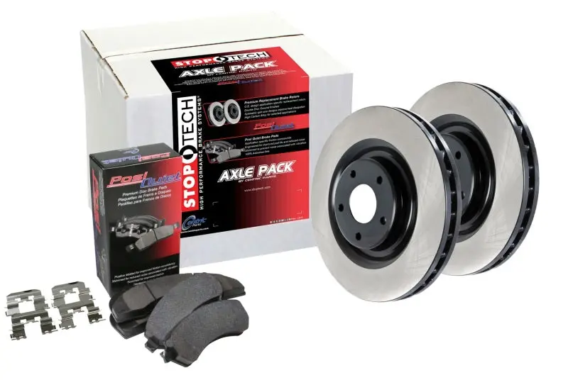 Centric Oe-Coated 4-Wheel Brake Kit – Front And Rear Replacement Set 1