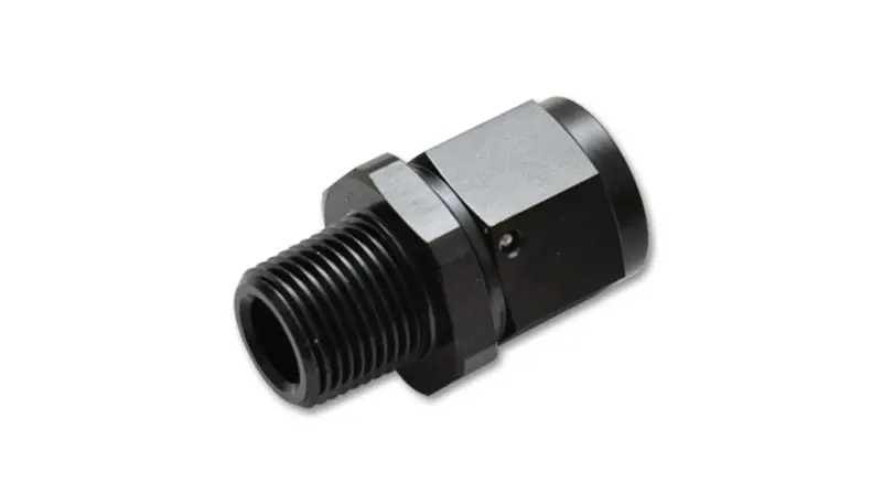 Vibrant -8An To 3/8" Npt Female Swivel Straight Adapter Fitting 1