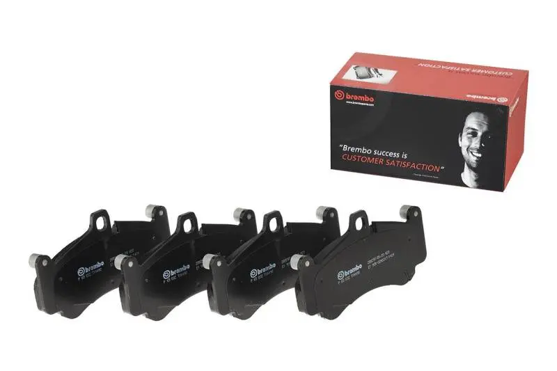 Brembo Front Ceramic Brake Pads – Nao Premium Compound, Oe Equivalent For 2017–2020 Audi A4 1
