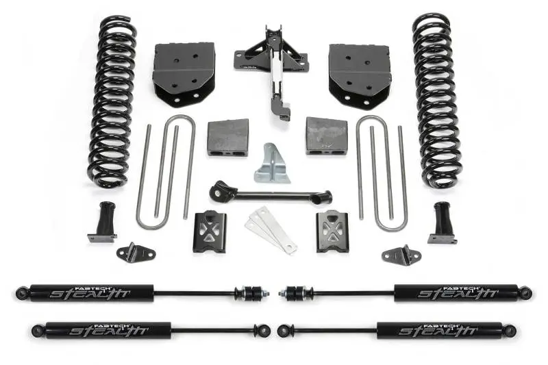 Fabtech 6-Inch Lift Kit With Stealth Shocks For 2005–2007 Ford F-250 4Wd (Overload Spring Compatible) 1