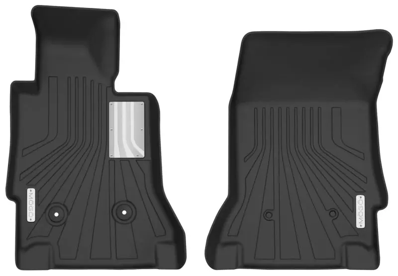 Husky Liners M.O.G.O. Black Floor Mats – Custom-Fit Front Liners For 2014–2019 Chevrolet Corvette 1