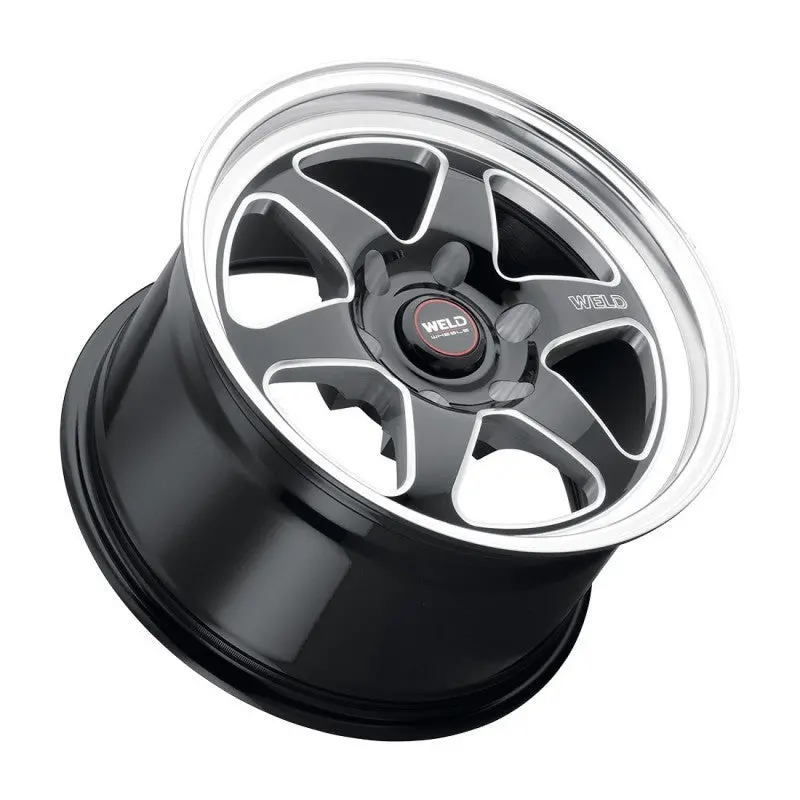 Weld Ventura 17X7 Inch Gloss Black Drag Wheel – 6X135 Bolt Pattern, 20Mm Offset, 4.80In Backspace, 87.1Mm Center Bore 1