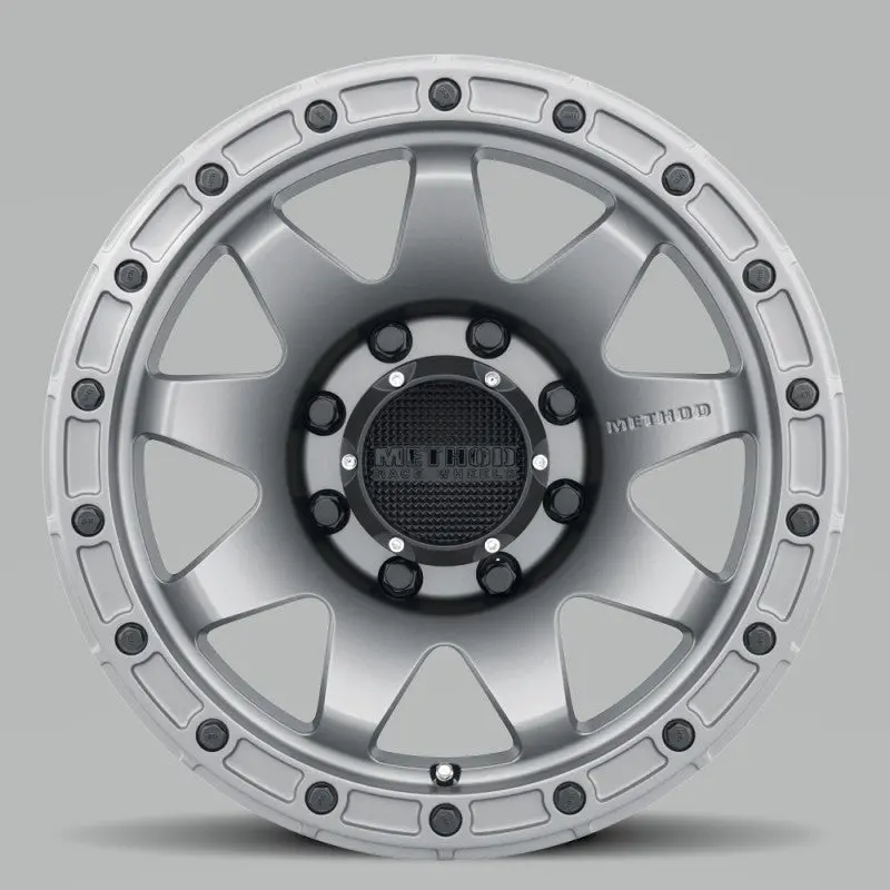 Method Mr317 Matte Titanium Wheel – 17X8.5", 0Mm Offset, 8X180 Bolt Pattern, 130.81Mm Center Bore 1