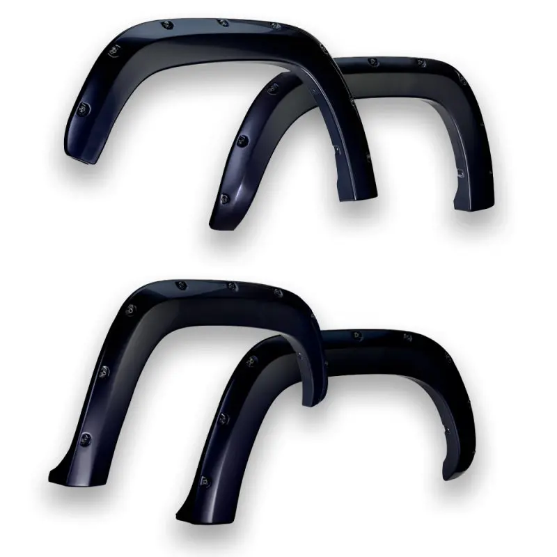 Egr Bolt-On Style Color-Matched Fender Flares For 2009+ Dodge Ram Light Duty – Black Set 1