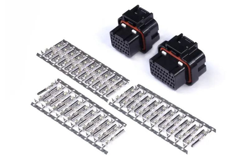 Haltech Amp Superseal Connector Set – 26-Pin And 34-Pin, 4-Row, 3-Keyway Plug With Pins 1
