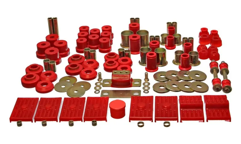 Energy Suspension Hyper-Flex Master Bushing Kit – Red, For 1975–1979 Nova & 1976–1979 Firebird 1