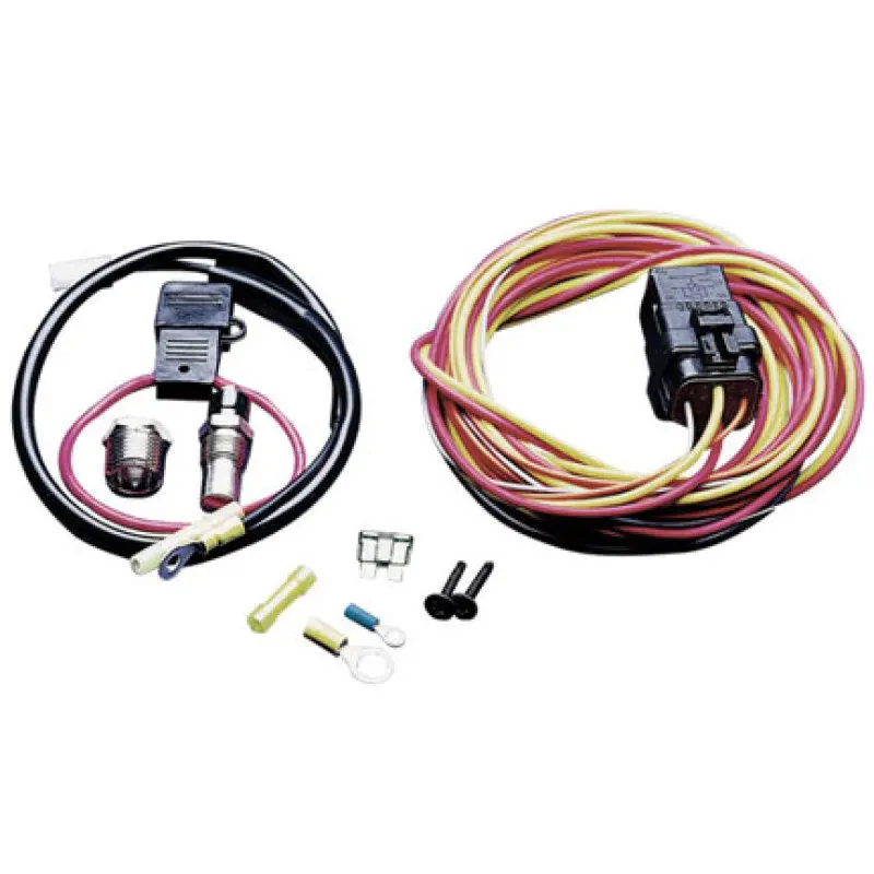 Spal 195°F Thermo-Switch Kit With Relay And Wiring Harness 1