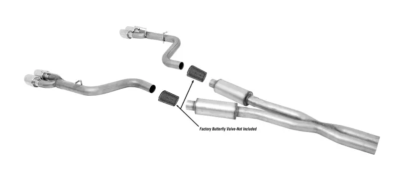 Gibson Cat-Back Exhaust For 2015–2019 Dodge Challenger Srt Hellcat – 3-Inch Dual Stainless System, 6.2L V8 1