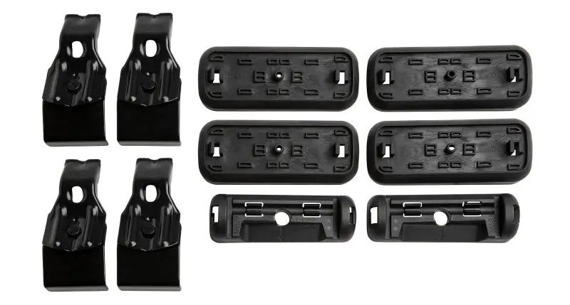Rhino-Rack 2500 Roof Rack Fitting Kit – Includes 4 Pads And 4 Clamps 1