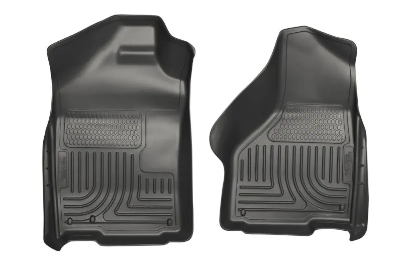 Husky Liners Weatherbeater Floor Mats – Black, Custom-Fit For 2003–2012 Dodge Ram 1500/2500/3500 Regular & Quad Cab 1