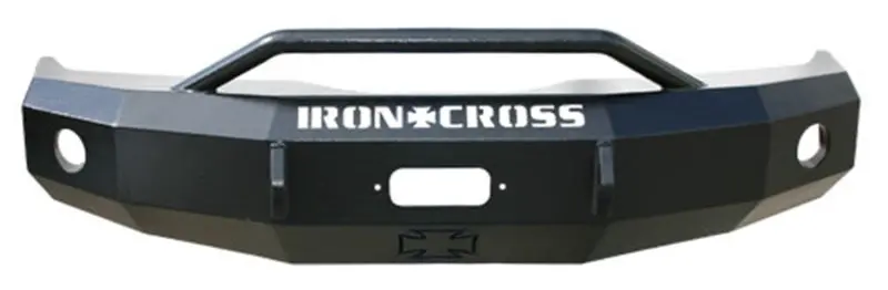 Iron Cross Heavy-Duty Push Bar Bumper – Primer-Coated Front Bumper For 2015–2019 Gmc Sierra 2500/3500 Hd 1