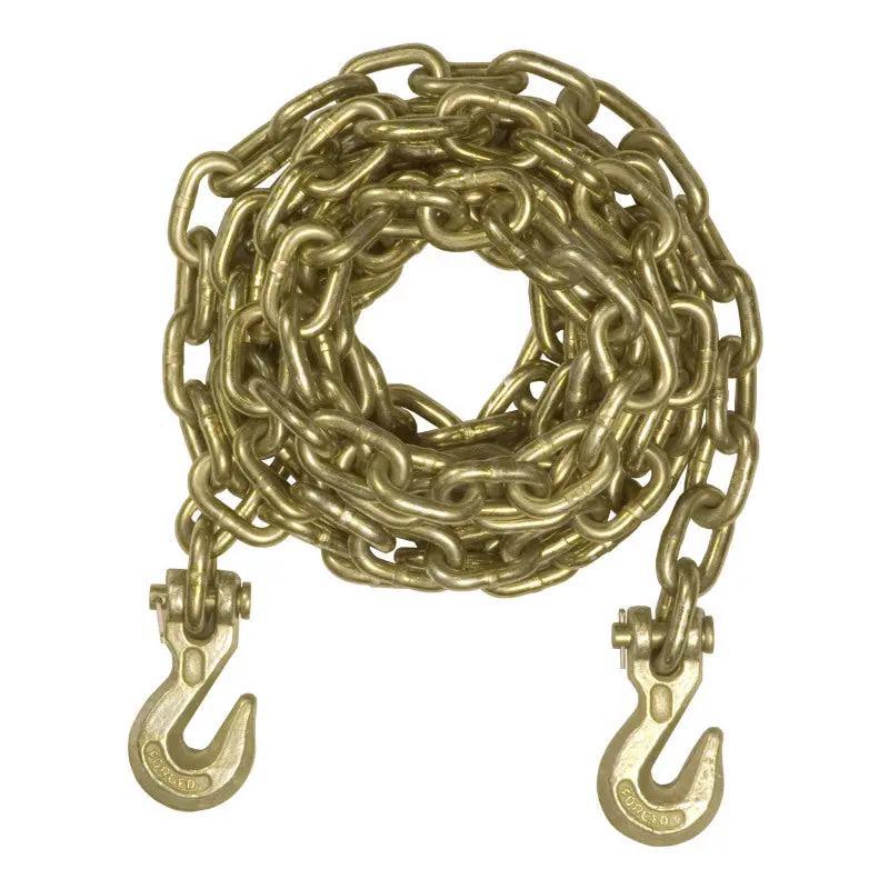 Curt 14Ft Transport Binder Safety Chain W/2 Clevis Hooks (18800Lbs Yellow Zinc) 1