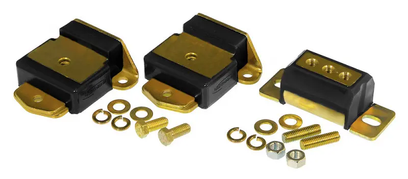 Prothane Motor And Transmission Mount Kit For Gm Vehicles – Black Polyurethane 1