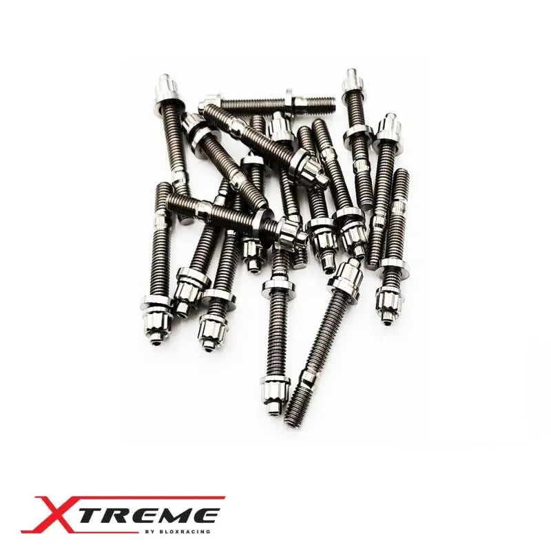 Blox Racing Titanium M8×1.25×45Mm Bolt Kit – 8-Piece Set 1