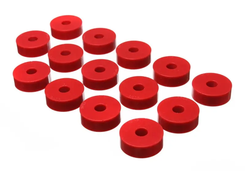Energy Suspension Red Body Mount Kit For 1955–1986 Jeep Cj5/Cj7/Cj8 Scrambler 1