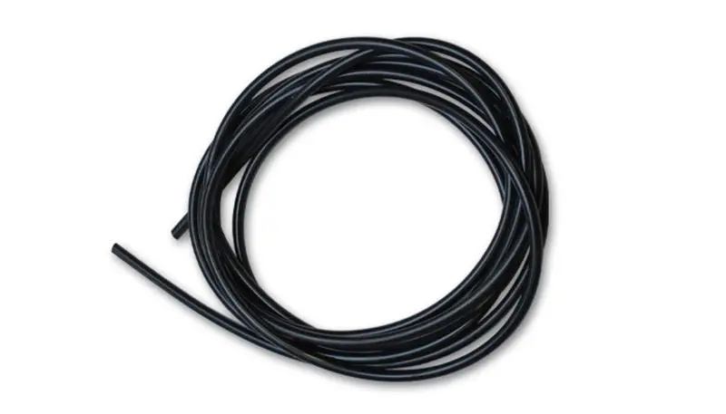 Vibrant Black Silicone Vacuum Hose – 6.35Mm (1/4") Inner Diameter, 25-Foot Length 1