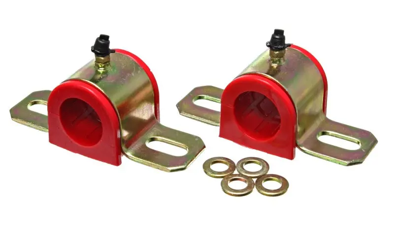 Energy Suspension Red Greaseable Sway Bar Bushings – Universal 35Mm Diameter 1