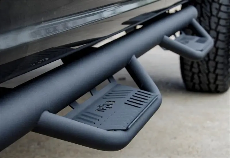N-Fab Podium Lg Running Boards – 3" Black Textured Step For 2009–2017 Ram 1500 & 2009–2015.5 Ram 2500/3500/4500 Crew Cabs 1