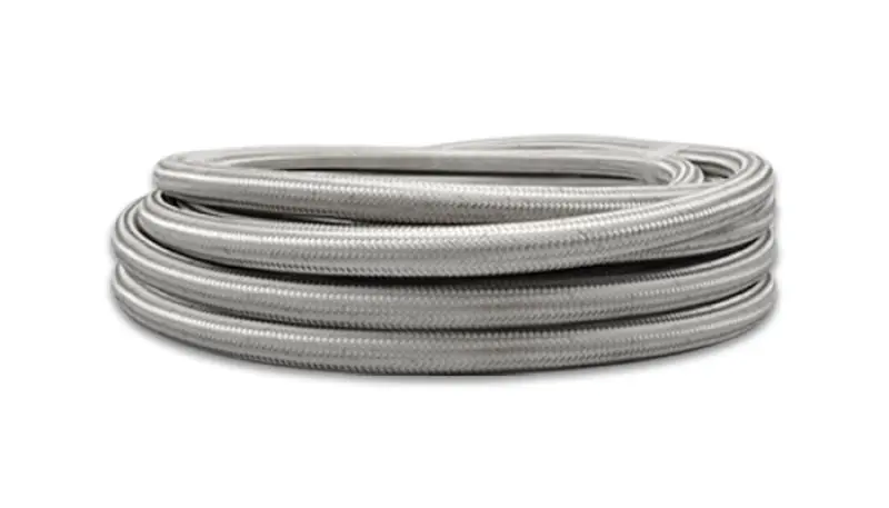 Vibrant Ptfe-Lined Ss Braided Flex Hose — -10An Fitting, 20-Foot Roll 1